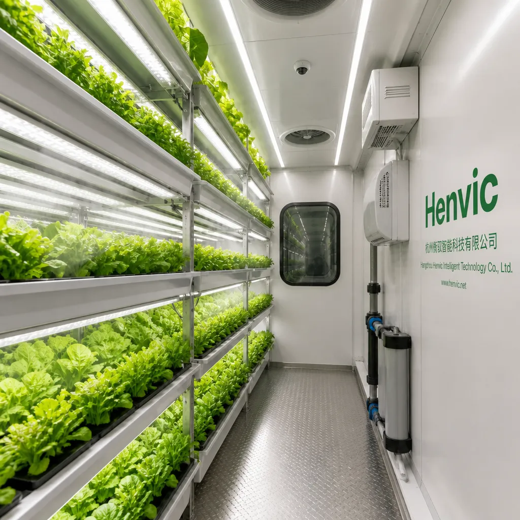 Buồng canh tác thông minh quy mô lớn dành cho rau củ quả Henvic